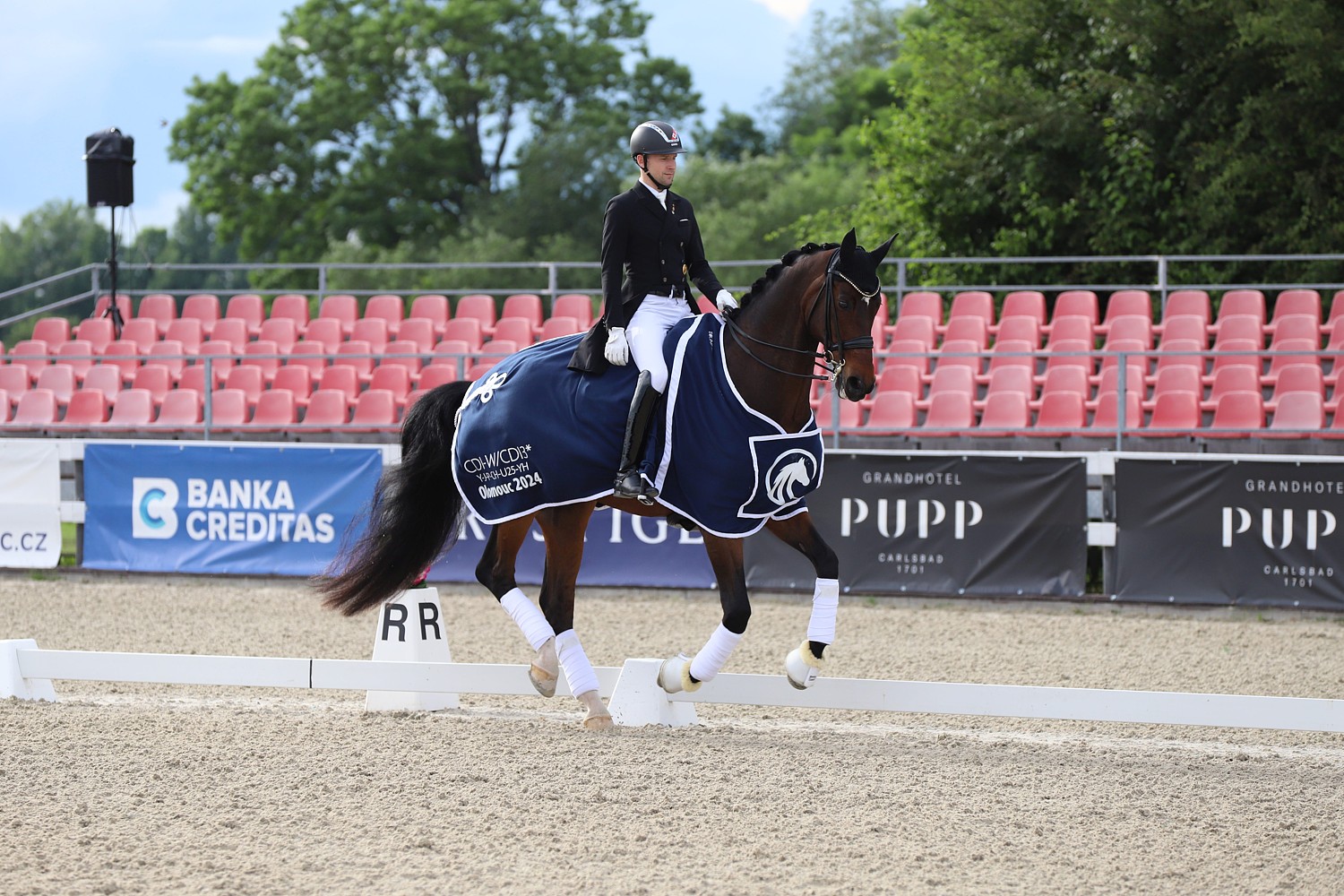 Grand Prix CDI3* v Olomouci vyhrál Ryan Torkkeli. Skowronská skončila druhá