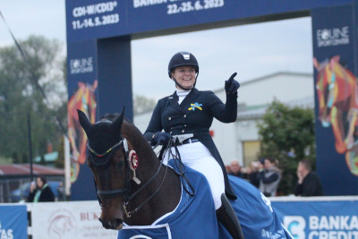 Star of the FEI Dressage World Cup in Olomouc. Vanagaite Was the Crowd Favourite.